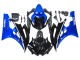 Carénages Moto Yamaha YZF 600 R6 2006-2007 - Bleu Noir Brillant