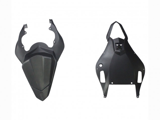 Carénages Moto Yamaha YZF 600 R6 2006-2007 - Noir Mat Argent Flamme