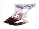 Carénages Moto Yamaha YZF 600 R6 2006-2007 - Blanc Rouge Marron Fiat Acer Yamalube