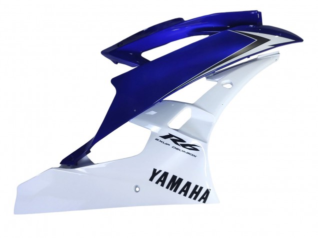 Carénages Moto Yamaha YZF 600 R6 2006-2007 - Blanc Bleu Noir