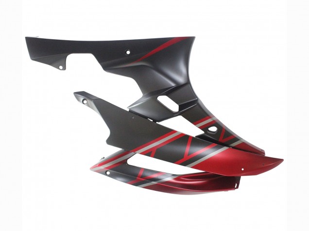 Carénages Moto Yamaha YZF 600 R6 2006-2007 - Rouge Noir Mat