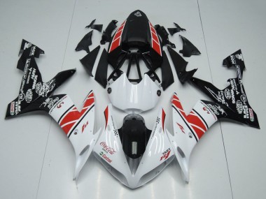 Carénages Moto Yamaha YZF R1 2004-2006 - Blanc Rouge Noir Castrol