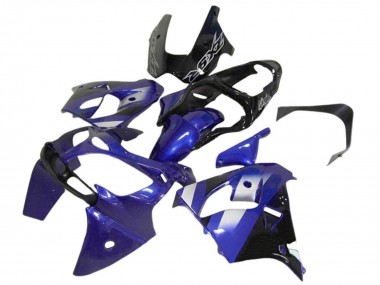 Carénages Moto Kawasaki ZX12R 2002-2006 - Bleu Blanc Noir