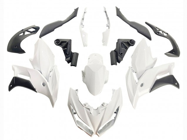 Carénages Moto Kawasaki Versys 650 2015-2021 - Blanc Noir Mat