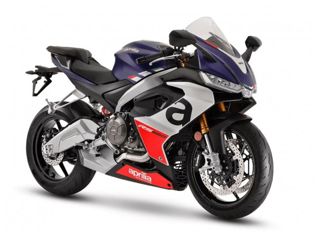 Carénages Moto Aprilia RS660 2020-2024 - Bleu Mat Blanc Rouge