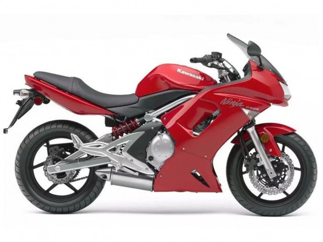 Carénages Moto Kawasaki Ninja 650 EX650 2006-2008 - Rouge