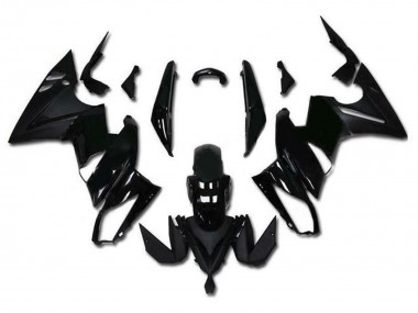Carénages Moto Kawasaki Ninja 650 EX650 2009-2011 - Noir Brillant Noir Mat
