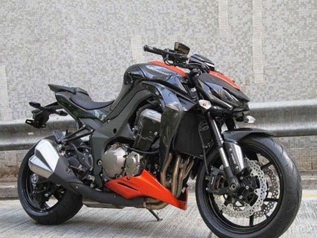 Carénages Moto Kawasaki Z1000 2014-2019 - Noir Orange