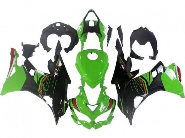 Carénages Moto Kawasaki ZX25R ZX-25R 2019-2025 - Vert Noir Rouge