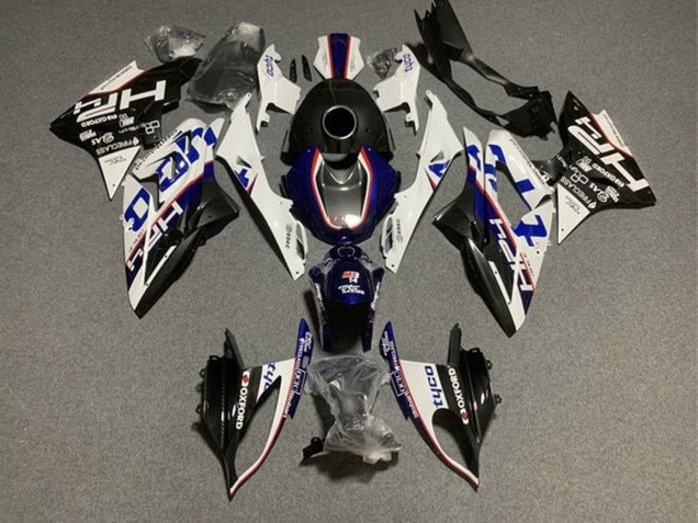 Carénages Moto BMW S1000RR 2015-2016 - Blanc Bleu Noir Tyco