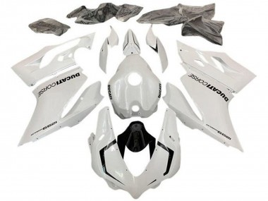 Carénages Moto Ducati 1299 2015-2020 - Blanc Perle