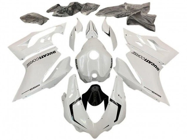 Carénages Moto Ducati 1299 2015-2020 - Blanc Perle