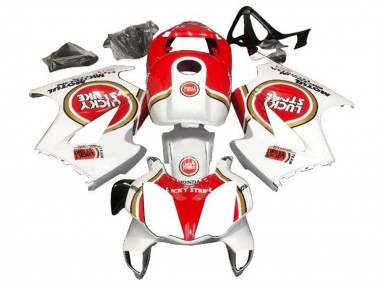 Carénages Moto Honda VFR 800 2002-2013 - Blanc Rouge Lucky Strike