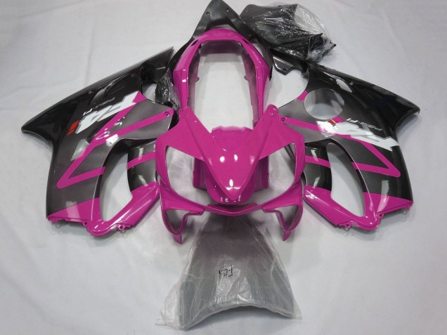 Carénages Moto Honda CBR600 F4i 2004-2007 - Rose Gris Noir Brillant