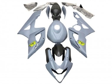 Carénages Moto Suzuki GSXR 1000 2005-2006 - Gris Mat Noir Jaune