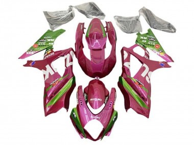 Carénages Moto Suzuki GSXR 1000 2005-2006 - Rose Vert