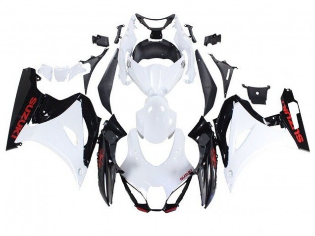 Carénages Moto Suzuki GSXR1000 2017-2024 - Blanc Noir Rouge