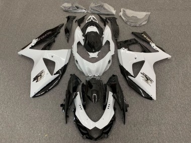 Carénage Moto Suzuki GSXR 1000 2009-2016 - Blanc Noir