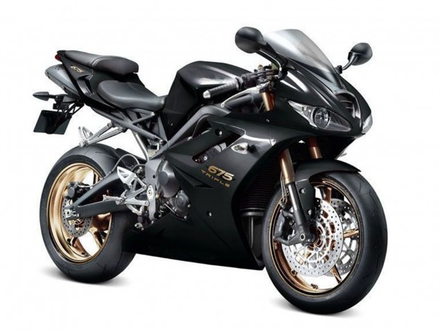 Kits Carénage Moto ABS Triumph Daytona 675 Triple 2006-2008 - Noir Brillant