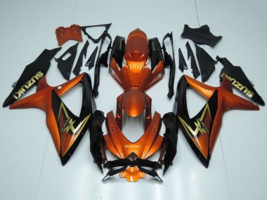 Carénages Moto Suzuki GSXR 600 / GSXR 750 2008-2010 - Orange Or Noir