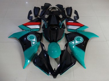 Carénages Moto Yamaha YZF 1000 R1 2009-2011 - Bleu Clair Noir Brillant Blanc Rouge
