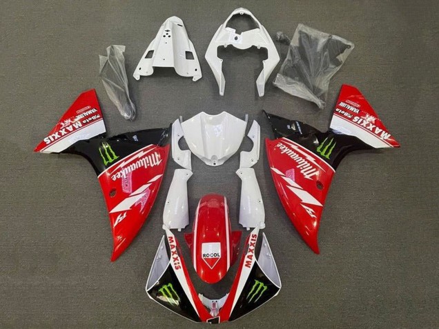 Carénages Moto Yamaha YZF 1000 R1 2012-2014 - Blanc Rouge Noir Vert Milwaukee Maxxis Monstre