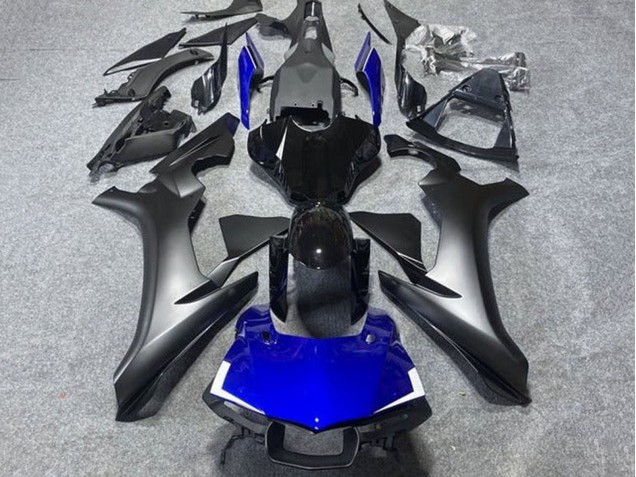 Carénages Moto Yamaha YZF 1000 R1 2015-2019 - Noir Mat Noir Brillant Bleu Blanc