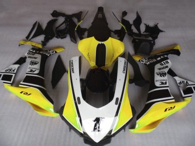 Carénages Moto Yamaha YZF 1000 R1 2015-2019 - Jaune Blanc Noir