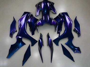 Carénages Moto Yamaha YZF 1000 R1 2020-2025 - Bleu Violet Caméléon