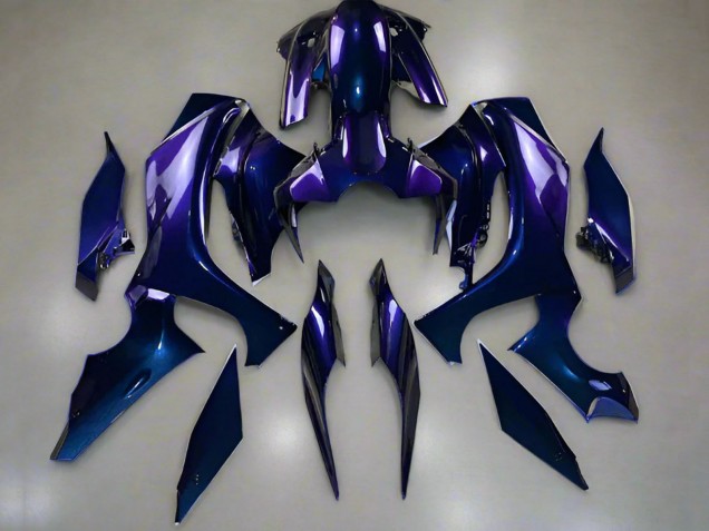 Carénages Moto Yamaha YZF 1000 R1 2020-2025 - Bleu Violet Caméléon