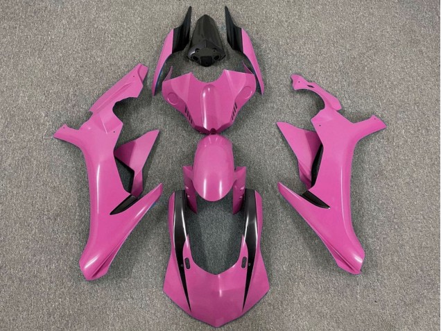 Carénages Moto Yamaha YZF 1000 R1 2020-2025 - Rose Noir Brillant
