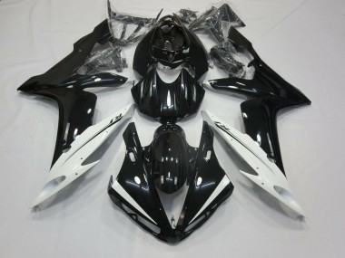 Carénages Moto Yamaha YZF 1000 R1 2004-2006 - Noir Brillant Blanc