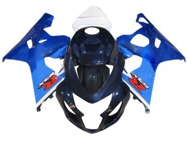 Carénages Moto Suzuki GSXR 600 / GSXR 750 2004-2005 - Blanc Bleu Rouge