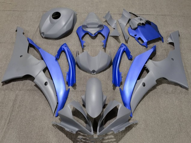 Carénages Moto Yamaha YZF R6 2008-2016 - Gris Bleu