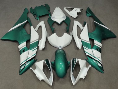 Carénages Moto Yamaha YZF R6 2008-2016 - Blanc Vert