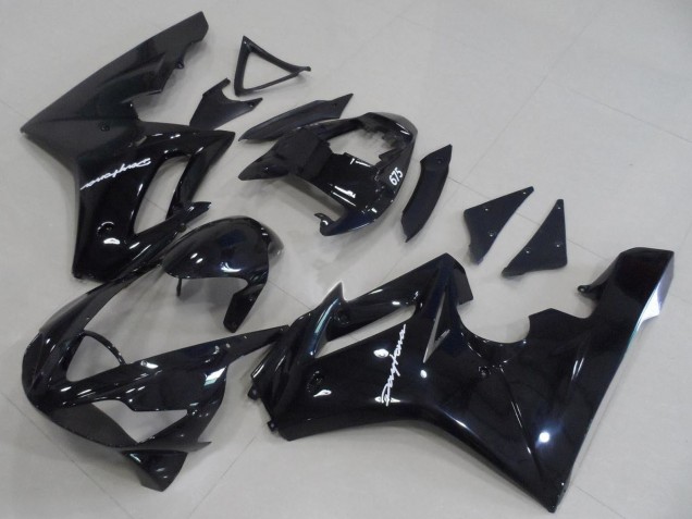 Carénage Moto Triumph Daytona 675 Triple 2006-2008 - Noir Brillant
