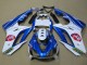 Carénages Moto Triumph Daytona 675 Triple 2006-2008 - Blanc Bleu