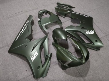 Carénages Moto Triumph Daytona 675 Triple 2009-2012 - Vert Mat Blanc