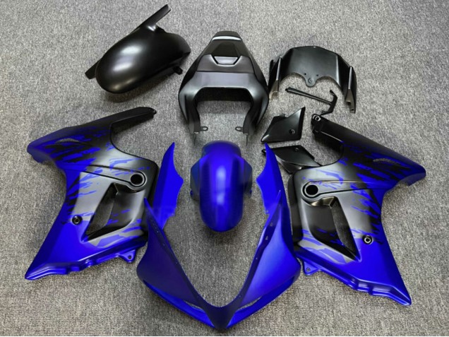 Carénages Moto Suzuki SV650 2003-2013 - Bleu Noir Mat Splash