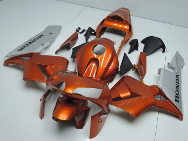 Carénages Moto Honda CBR600RR 2003-2004 - Argent Orange