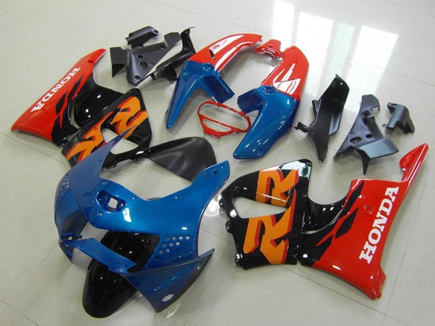 Carénages Moto Honda CBR900RR 919 1998-1999 - Rouge Bleu Noir Brillant