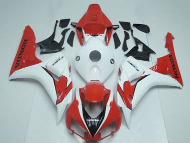 Carénage Moto Honda CBR1000RR 2006-2007 - Blanc Rouge