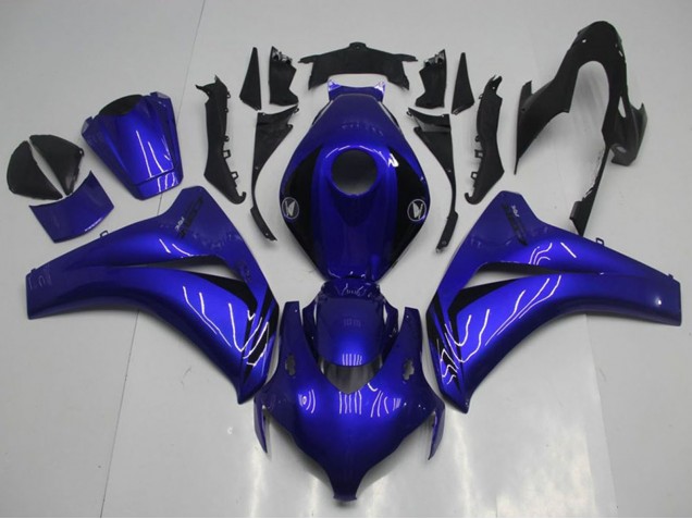 Carénages Moto Honda CBR1000RR 2008-2011 - Bleu Noir