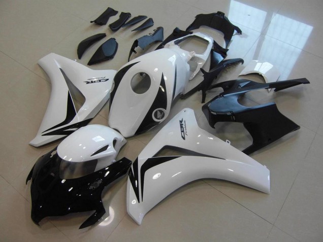 Kits Carénage Moto Honda CBR1000RR 2008-2011 - Blanc Noir Brillant