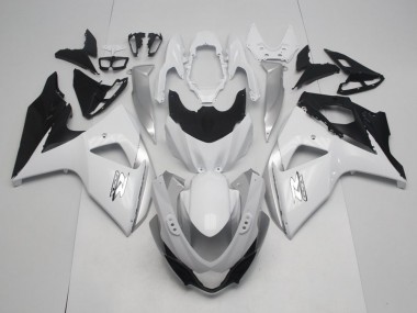 Carénages Moto Suzuki GSXR 1000 2009-2016 - Blanc Noir OEM Style