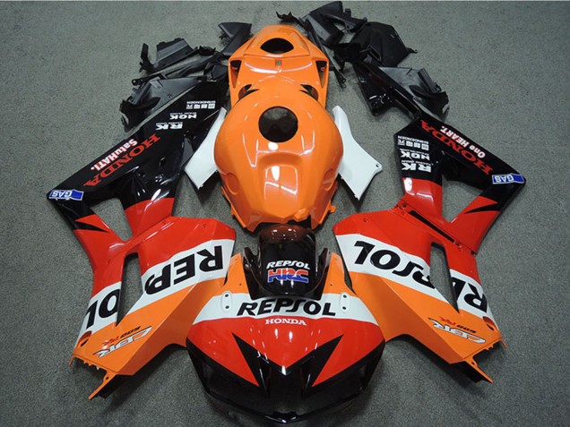 Carénages Moto Honda CBR600RR 2013-2023 - Orange Blanc Rouge Noir Brillant Repsol HRC