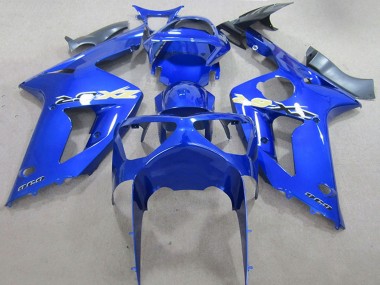 Carénage Moto Kawasaki ZX6R 2003-2004 - Bleu