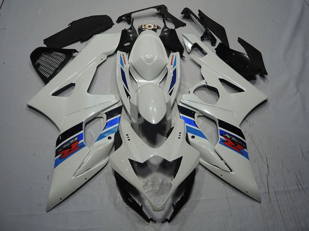 Kits Carénage Moto Suzuki GSXR 1000 2007-2008 - Blanc Bleu Rouge