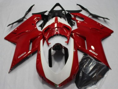 Carénages Moto Ducati 1198 2007-2014 - Rouge