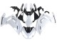 Carénages Moto Kawasaki EX650 2012-2016 - Blanc Noir